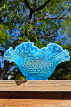 Load image into Gallery viewer, Fenton Blue Opalescent Hobnail Glass Set