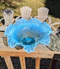 Load image into Gallery viewer, Fenton Blue Opalescent Hobnail Glass Set