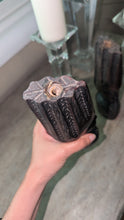 Load image into Gallery viewer, Vintage Ebony Wood Candlestick Holders