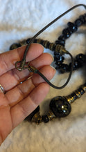 Load image into Gallery viewer, Vintage Glass Boho Necklace + Bracelet Set