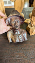 Load image into Gallery viewer, Vintage Hand Carved Wood Figurines