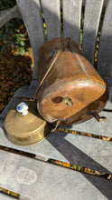 Load image into Gallery viewer, Antique Copper & Brass Vessel w/ Porcelain Lid