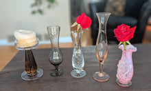 Load image into Gallery viewer, Vintage Glass & Crystal Bud Vases
