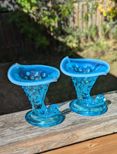 Load image into Gallery viewer, Fenton Blue Opalescent Hobnail Glass Set
