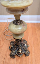 Load image into Gallery viewer, Vintage Brass &amp; Crystal Table Lamp
