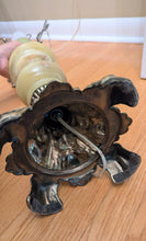 Load image into Gallery viewer, Vintage Brass &amp; Crystal Table Lamp

