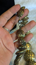 Load image into Gallery viewer, ✨ Vintage Hammered Metal Statement Necklace &amp; Earrings Set
