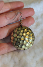 Load image into Gallery viewer, ✨ Vintage Hammered Metal Statement Necklace &amp; Earrings Set
