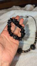 Load image into Gallery viewer, Vintage Glass Boho Necklace + Bracelet Set
