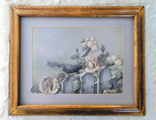 Load image into Gallery viewer, Vintage Relief Artwork, 🐦 Bird &amp; flowers 🌸
