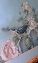 Load image into Gallery viewer, Vintage Relief Artwork, 🐦 Bird &amp; flowers 🌸
