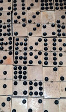 Load image into Gallery viewer, Rare Victorian &#39;Double 9s&#39; Bone &amp; Ebony Domino Set (55 pcs)

